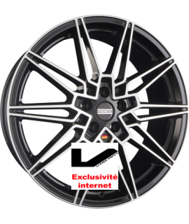 4 jantes FONDMETAL THOE Glossy Black Machined