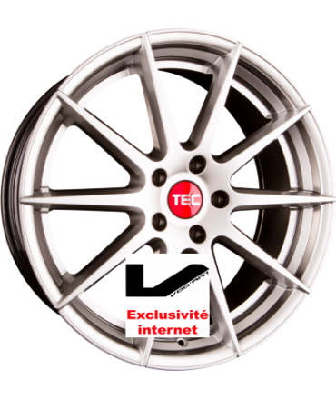 4 jantes TEC SPEEDWHEELS GT7 Hyper Silver