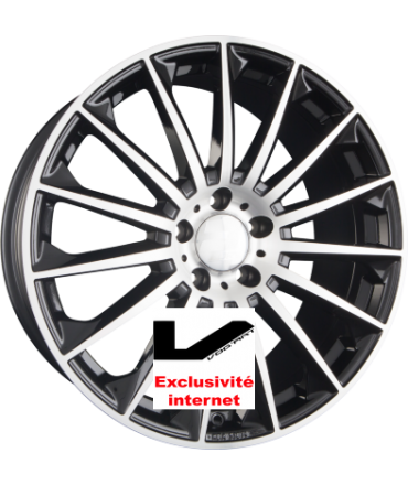 4 jantes 2DRV by WHEELWORLD WH39 Schwarz Hochglanzpoliert (SP+)