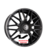 4 jantes MEISTERWERK WHEELS MW17 Black Matt Lip Polished