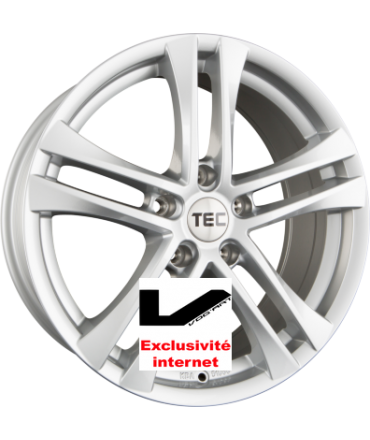 4 jantes TEC SPEEDWHEELS AS4 EVO Crystal Silver (CS)