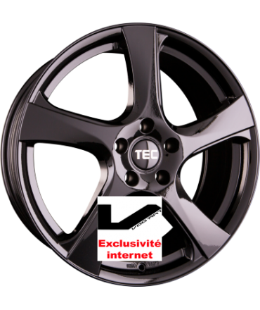 4 jantes TEC SPEEDWHEELS AS5 Schwarz Glanz (BG)