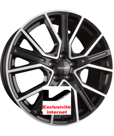 4 jantes 2DRV by WHEELWORLD WH34 Schwarz Hochglanzpoliert (SP+)