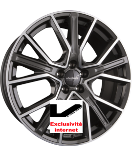 4 jantes 2DRV by WHEELWORLD WH34 Dark Gunmetal Hochglanzpoliert (DGMP+)