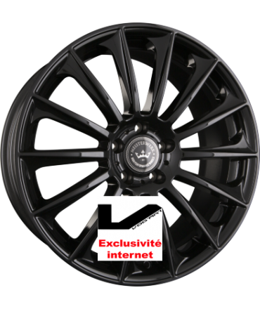 4 jantes MEISTERWERK WHEELS MW16 Black Glossy