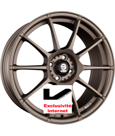 4 jantes SPARCO ASSETTO GARA Matt Black