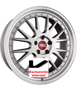 4 jantes TEC SPEEDWHEELS GT EVO Hyper Silber Hornpoliert (HSPL)