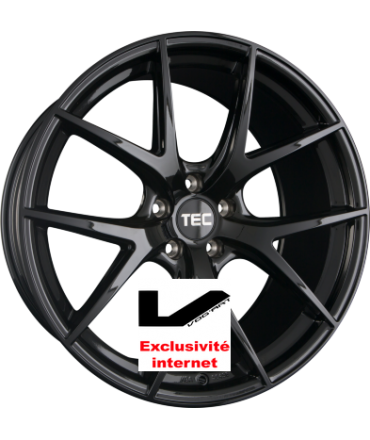 4 jantes TEC SPEEDWHEELS GT6 EVO Black Glossy (BG)