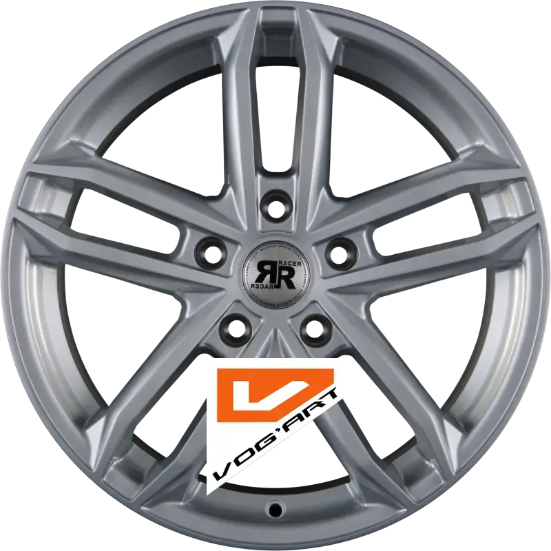 4 Jantes RACER WHEELS DARK Silver 15″ | Jantes alu design by Vog'Art