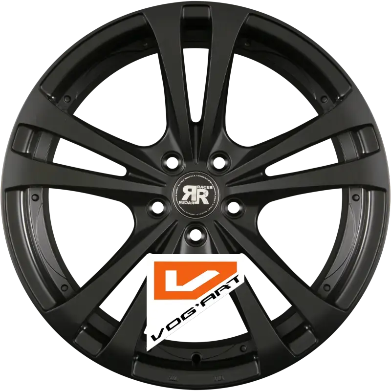 4 Jantes RACER WHEELS LYRA LIGHT Satin Black 15″ | Jantes alu design by Vog'Art