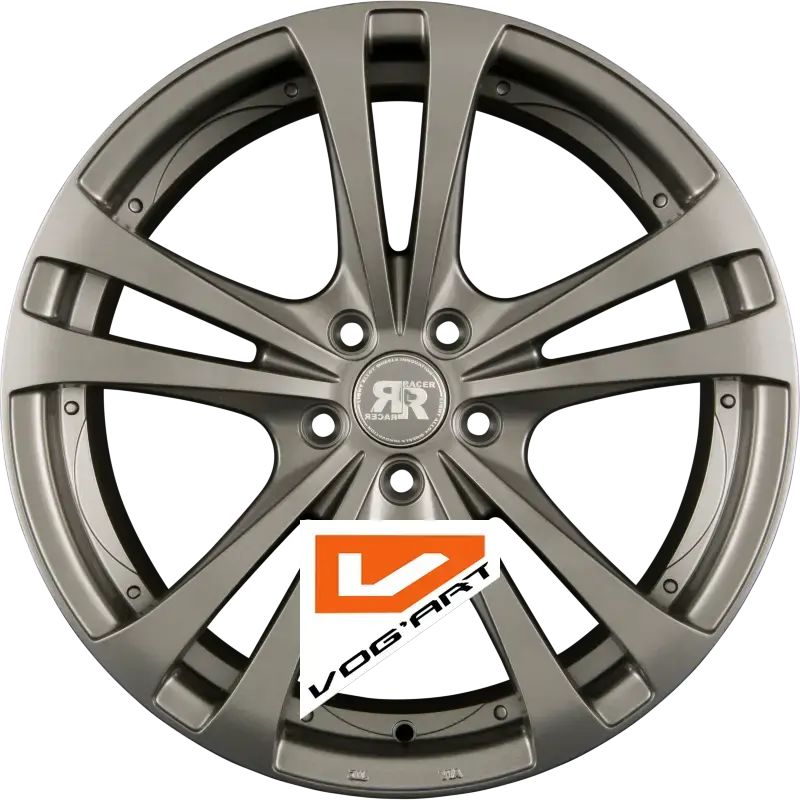 4 Jantes RACER WHEELS LYRA LIGHT Gun Metal 15″ | Jantes alu design by Vog'Art