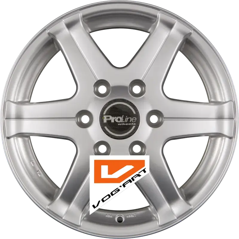 4 Jantes ProLine Wheels  PV/T Arctic Silver (AS) 16″ | Jantes alu design by Vog'Art