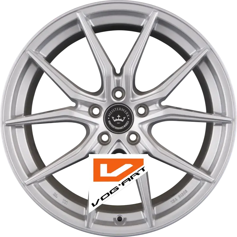 4 Jantes MEISTERWERK WHEELS MW04 Silver 18″ | Jantes alu design by Vog'Art