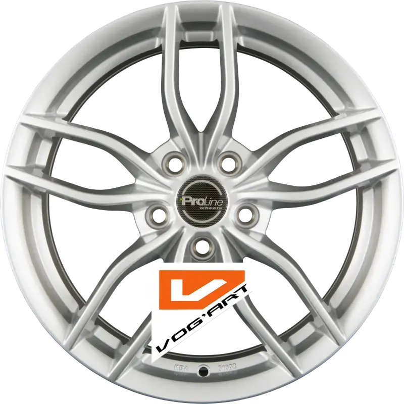 4 Jantes ProLine Wheels  ZX100 Arctic Silver (AS) 15″ | Jantes alu design by Vog'Art