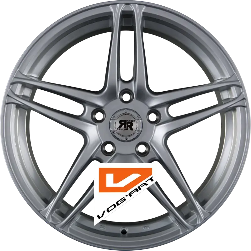 4 Jantes RACER WHEELS ZENITH Silver 13″ | Jantes alu design by Vog'Art