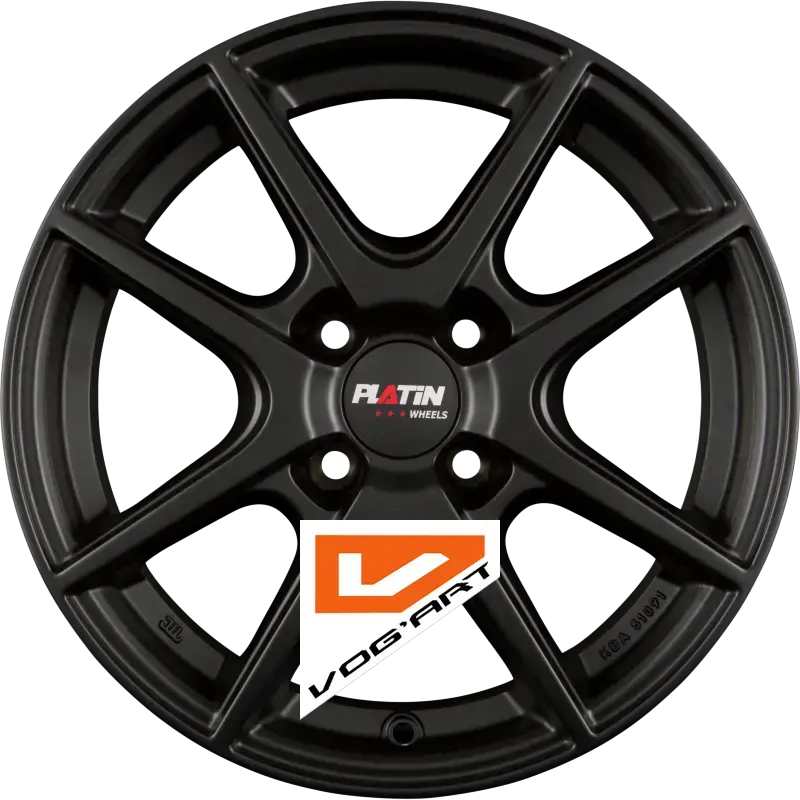 4 Jantes PLATIN P 73 Racing Schwarz 14″ | Jantes alu design by Vog'Art