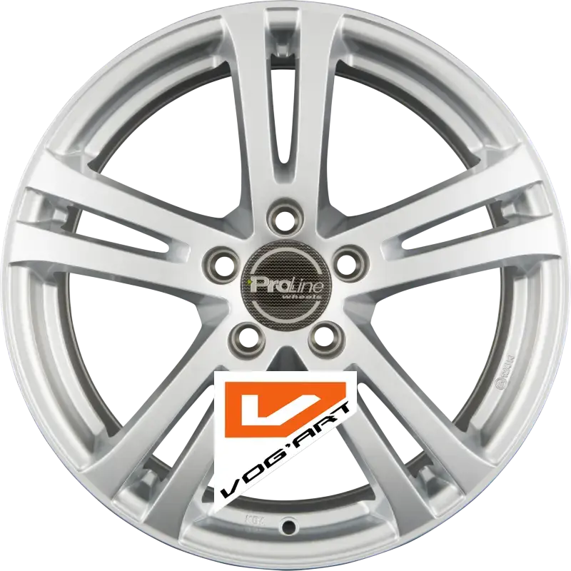 4 Jantes ProLine Wheels  BX700 Arctic Silver (AS) 17″ | Jantes alu design by Vog'Art