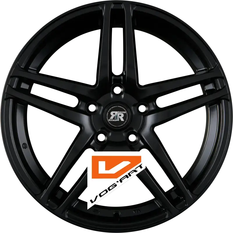 4 Jantes RACER WHEELS ZENITH Satin Black 15″ | Jantes alu design by Vog'Art