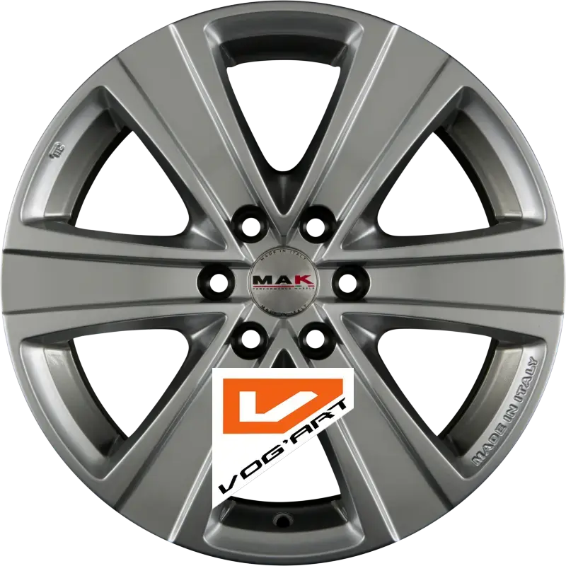 4 Jantes MAK FUOCO 6 Hyper Silver 17″ | Jantes alu design by Vog'Art