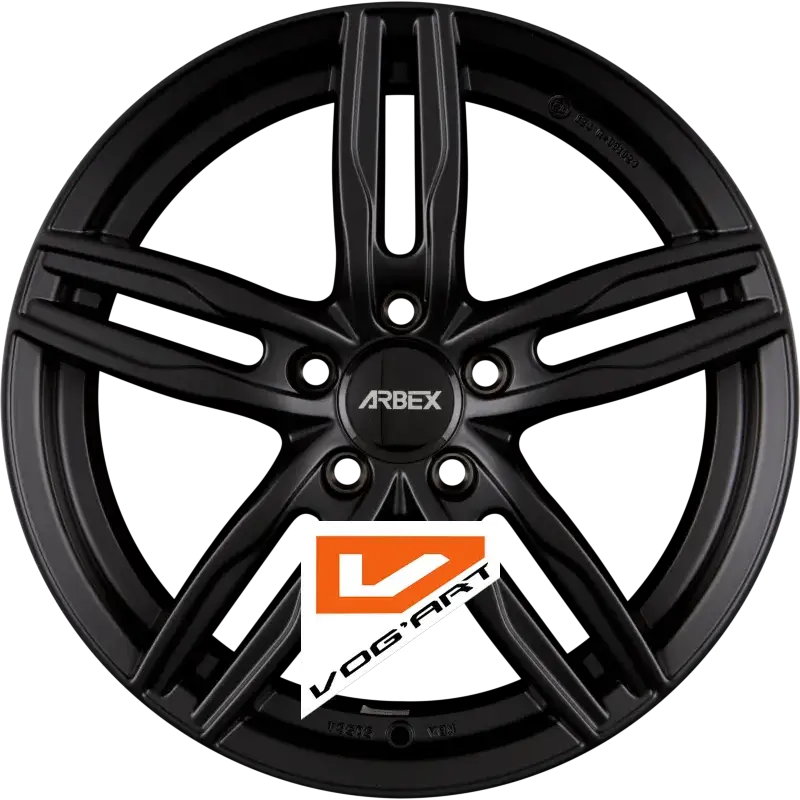 4 Jantes ARBEX ARBEX 1 Black Matt 17″ | Jantes alu design by Vog'Art