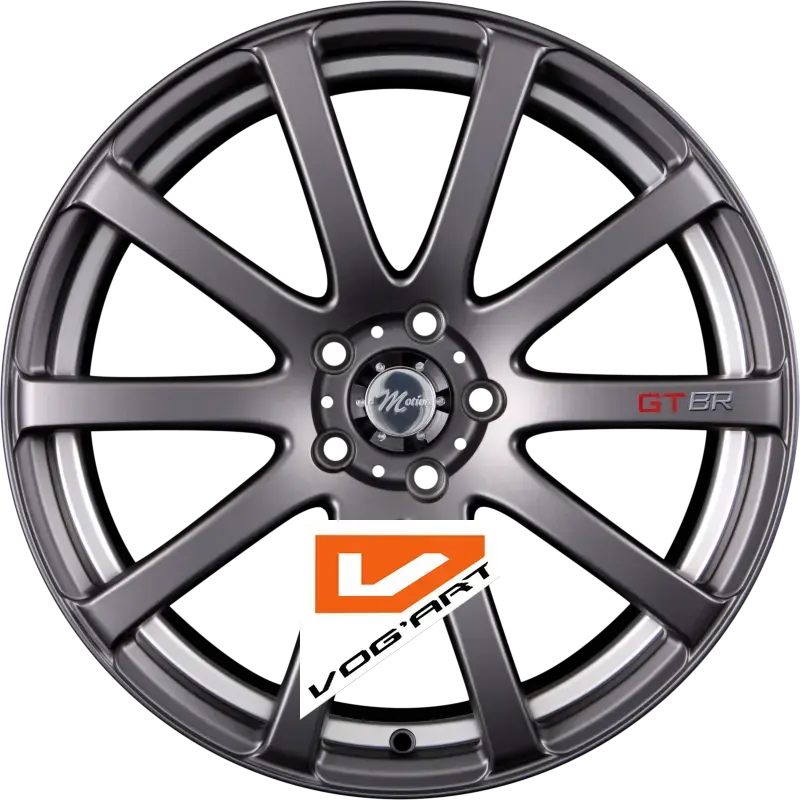 4 Jantes EMOTION-WHEELS STRADA Gunmetal 17″ | Jantes alu design by Vog'Art