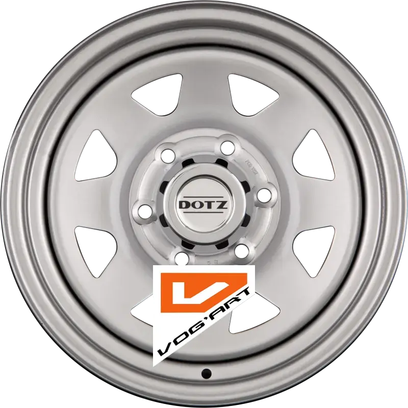 4 Jantes DOTZ DAKAR - Ohne Zubehör Silver - Offroad Stahlfelge 15″ | Jantes alu design by Vog'Art