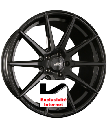 4 jantes Elegance Wheels E1 CONCAVE Highgloss Black