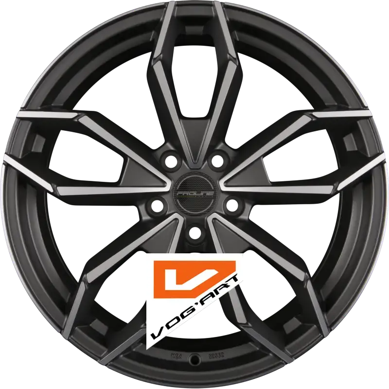 4 Jantes ProLine Wheels  PXM Matt Grey Polished (MGP) 18″ | Jantes alu design by Vog'Art