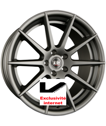 4 jantes TEC SPEEDWHEELS GT7 Gun Metal - Dark Grey (DG)