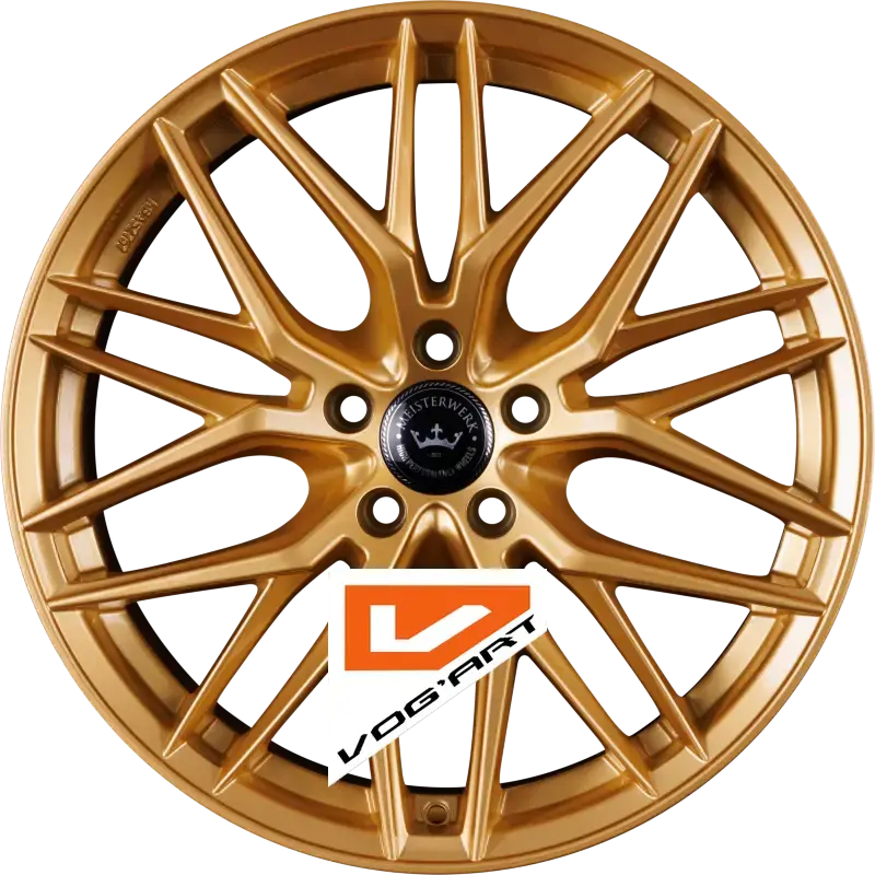 4 Jantes MEISTERWERK WHEELS MW14 Gold 18″ | Jantes alu design by Vog'Art