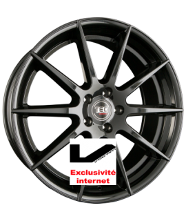 4 jantes TEC SPEEDWHEELS GT7 Black Glossy (BG)