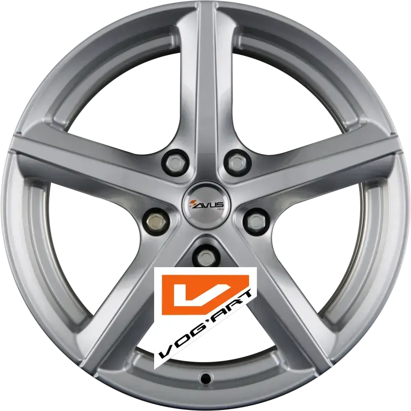 4 Jantes AVUS Racing AF8 Hyper Silver 15″ | Jantes alu design by Vog'Art