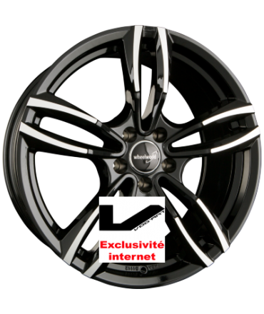 4 jantes 2DRV by WHEELWORLD WH29 Schwarz Hochglanzpoliert (SP+)