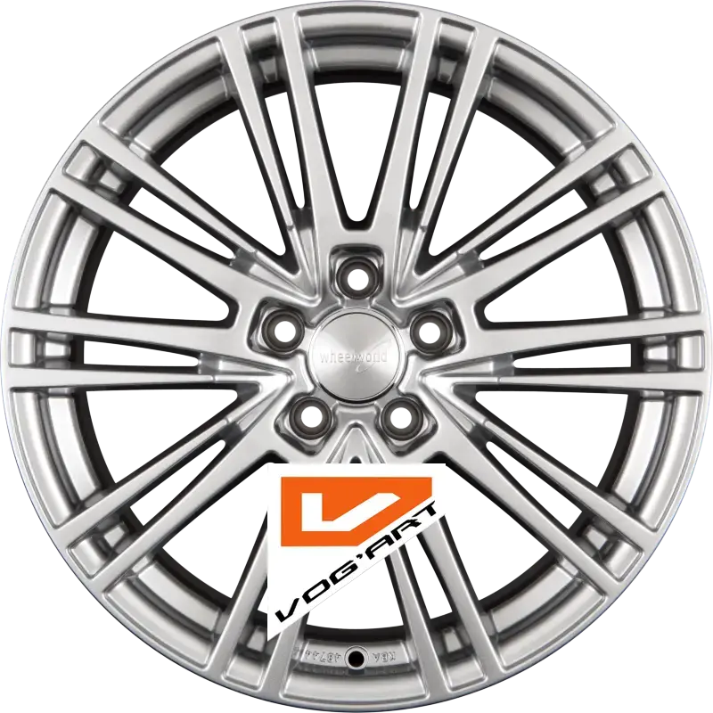 4 Jantes 2DRV by WHEELWORLD WH18 Race Silber Lackiert (RS) 17″ | Jantes alu design by Vog'Art