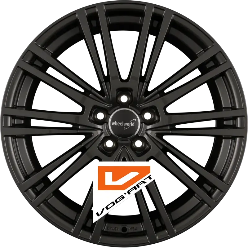 4 Jantes 2DRV by WHEELWORLD WH18 Dark Gunmetal Glänzend (DGM+) 17″ | Jantes alu design by Vog'Art