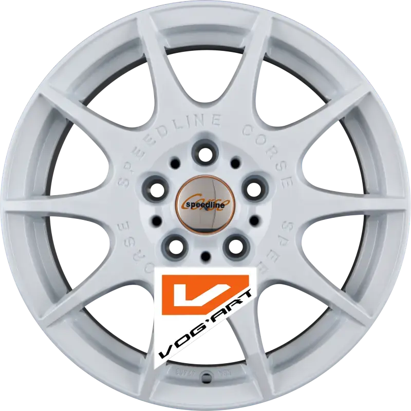 4 Jantes SPEEDLINE CORSE SL2 MARMORA Rallye-Weiss 15″ | Jantes alu design by Vog'Art