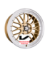 4 jantes Ultra Wheels UA3-LM Gold Rim Polished