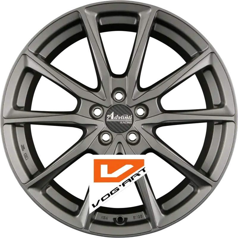 4 Jantes ADVANTI RACING CENTURIO (ADV15) DARK - Matt Gunmetal 17″ | Jantes alu design by Vog'Art