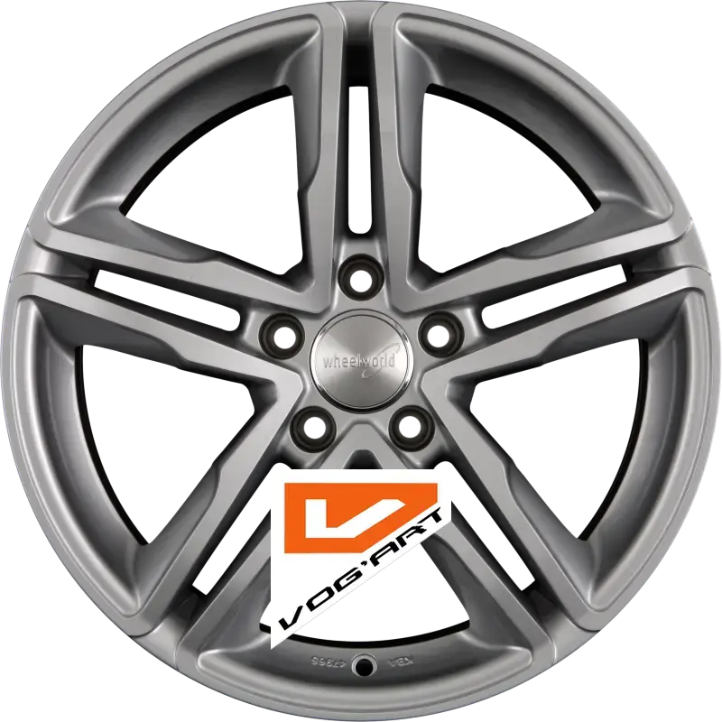 4 Jantes 2DRV by WHEELWORLD WH11 Arkticsilber (AS) 17″ | Jantes alu design by Vog'Art