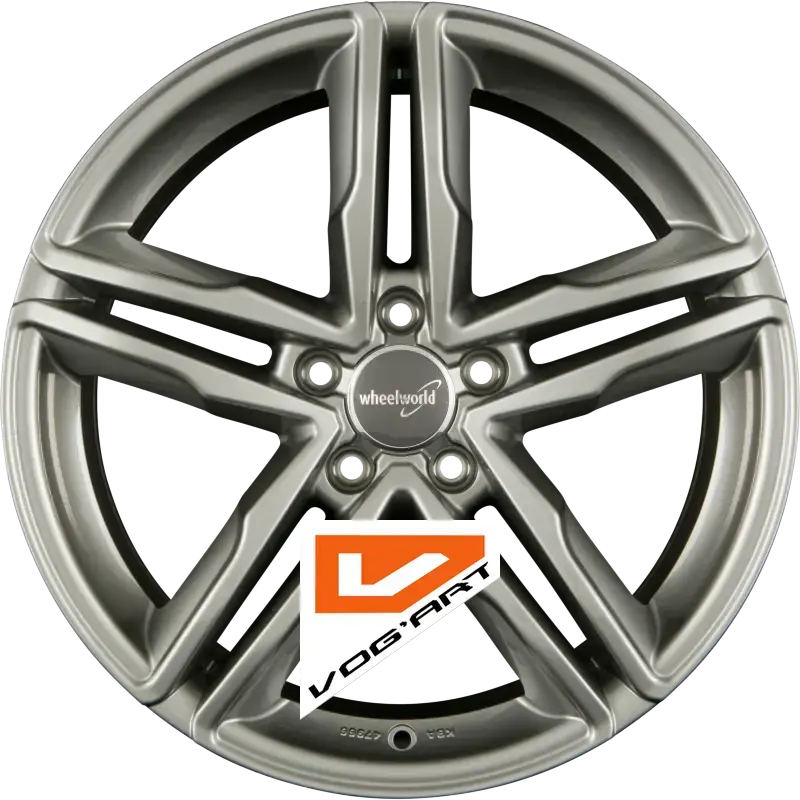 4 Jantes 2DRV by WHEELWORLD WH11 Daytona Grau Glänzend Lackiert (DG+) 17″ | Jantes alu design by Vog'Art