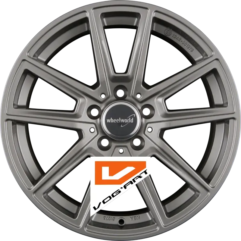 4 Jantes 2DRV by WHEELWORLD WH30 Daytona Grau Glänzend Lackiert (DG+) 17″ | Jantes alu design by Vog'Art