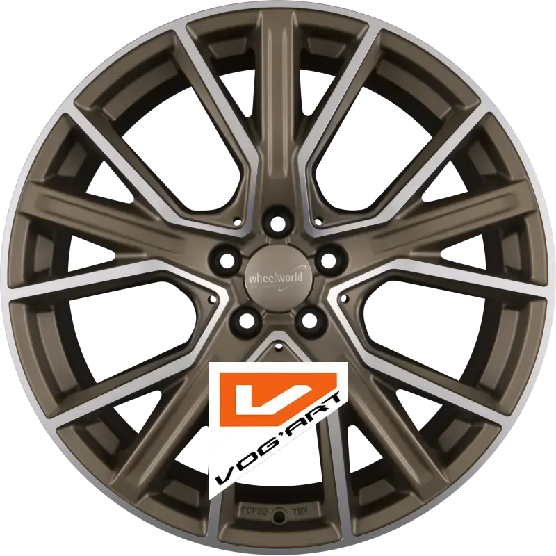 4 Jantes 2DRV by WHEELWORLD WH34 Bronze Matt Poliert (BRP) 17″ | Jantes alu design by Vog'Art