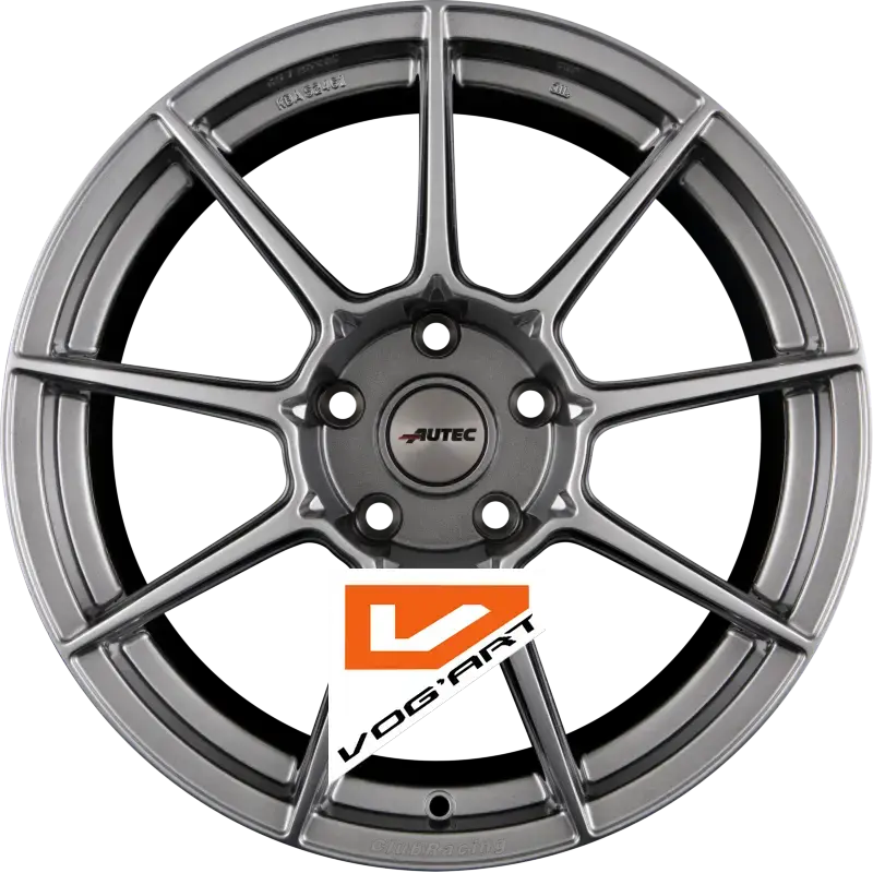 4 Jantes AUTEC CLUBRACING (CR) Hyper Silver 17″ | Jantes alu design by Vog'Art