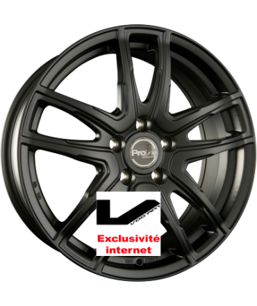 4 jantes ProLine Wheels VX100 Black Matt (BM)