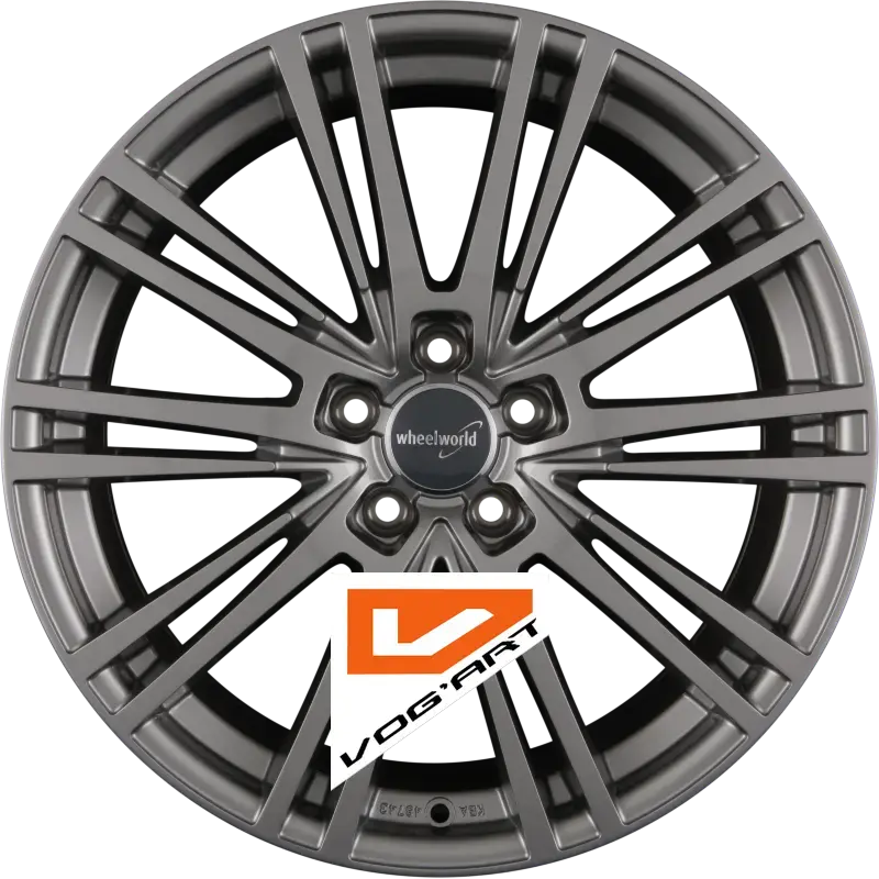 4 Jantes 2DRV by WHEELWORLD WH18 Daytonagrau (DG+) 18″ | Jantes alu design by Vog'Art