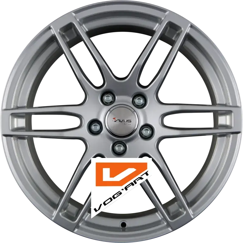 4 Jantes AVUS Racing AF9 Hyper Silver 16″ | Jantes alu design by Vog'Art