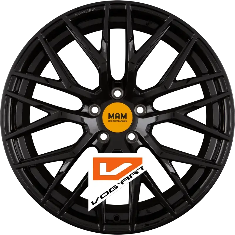 4 Jantes MAM MAM RS4 Black Painted (BP) 17″ | Jantes alu design by Vog'Art