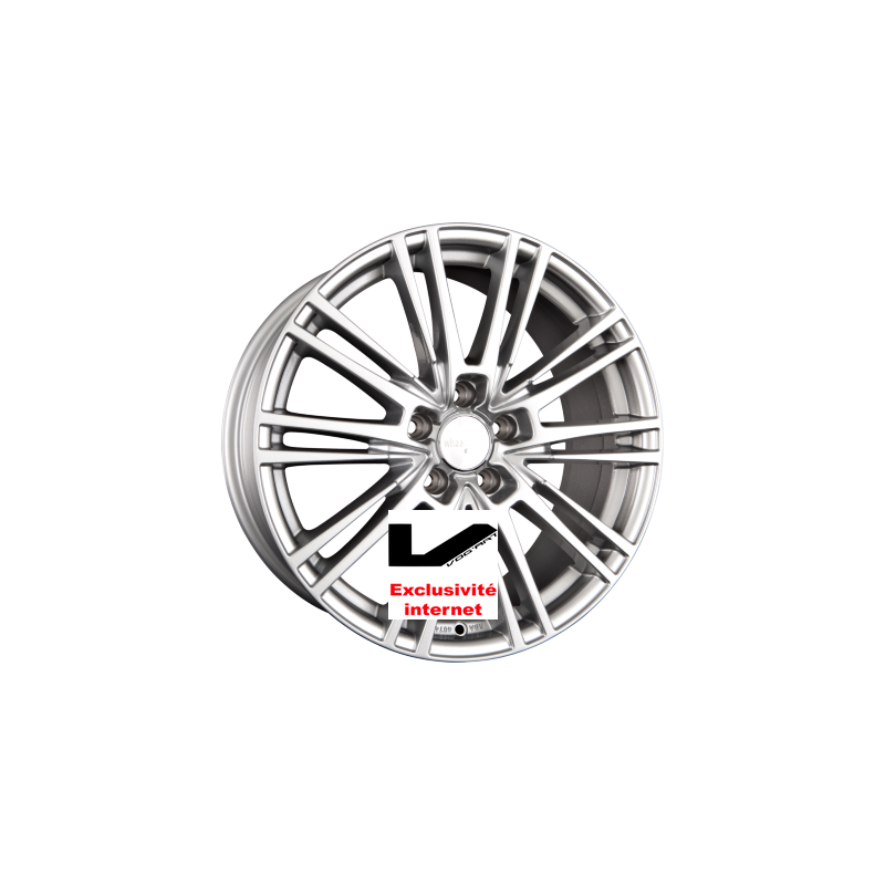 4 Jantes 2drv By Wheelworld Wh18 Race Silber Lackiert Rs Jantes Alu