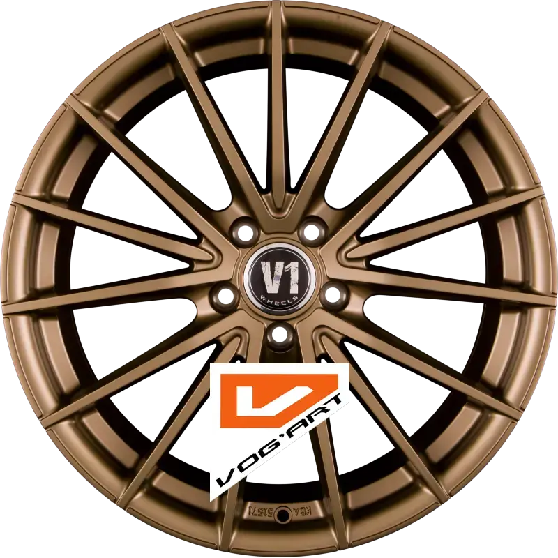 4 Jantes V1 Wheels V2 Bronze Matt Lackiert (BR) 18″ | Jantes alu design by Vog'Art