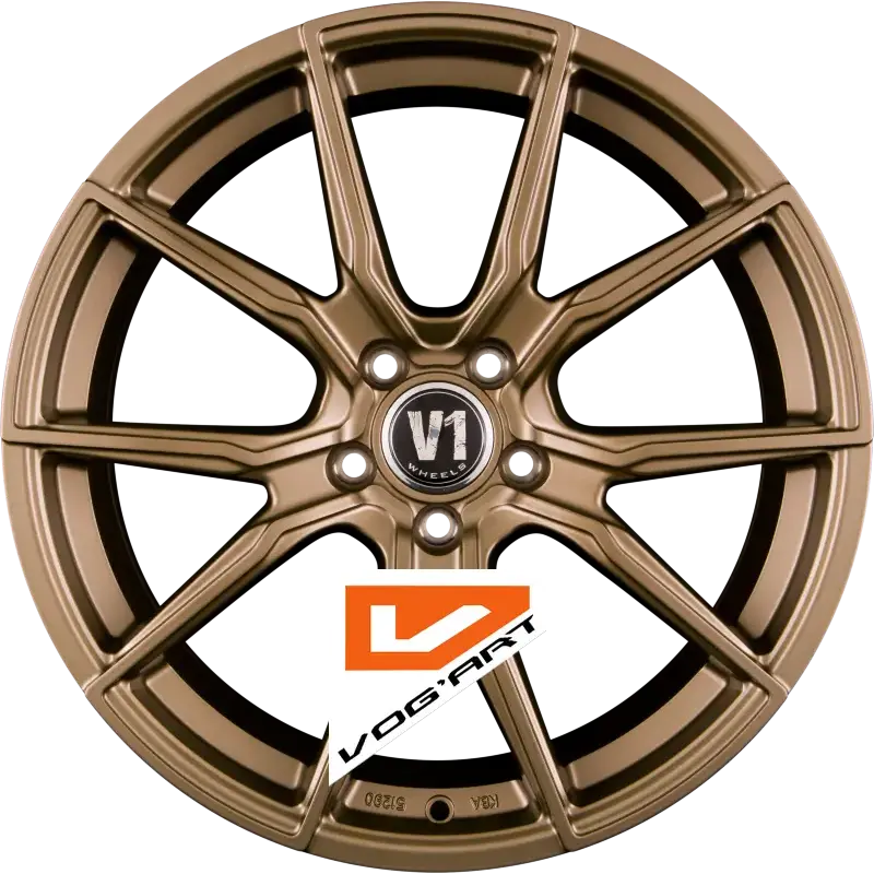 4 Jantes V1 Wheels V1 Bronze Matt Lackiert (BR) 18″ | Jantes alu design by Vog'Art